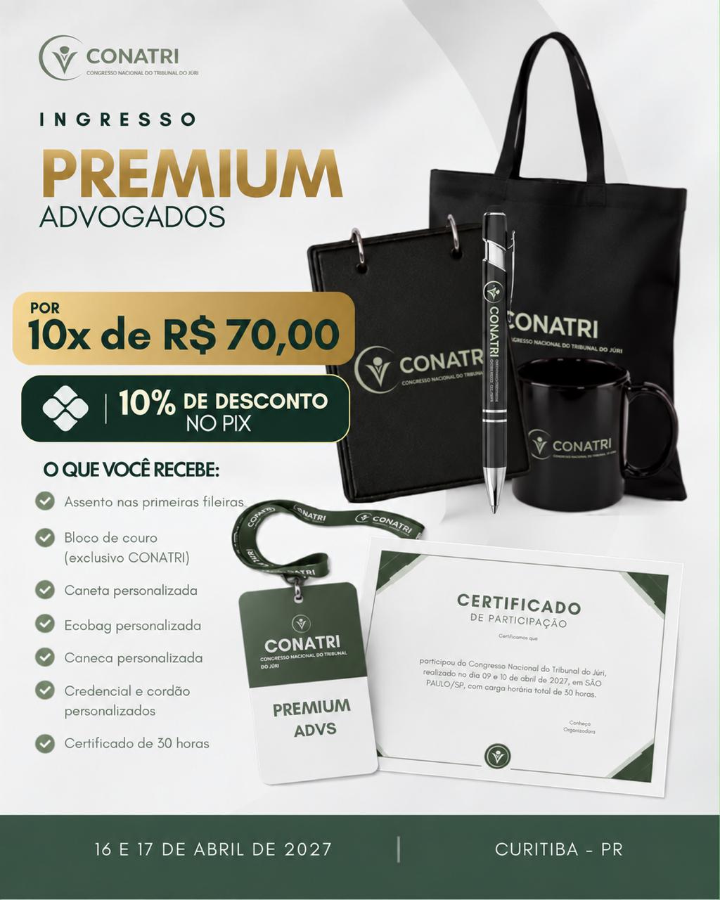 Ingresso Premium Advogados